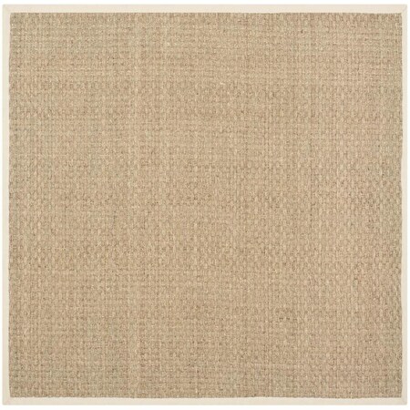 Safavieh Natural Fiber Square Rugs Natural & Beige - 7 x 7 ft. NF114A-7SQ